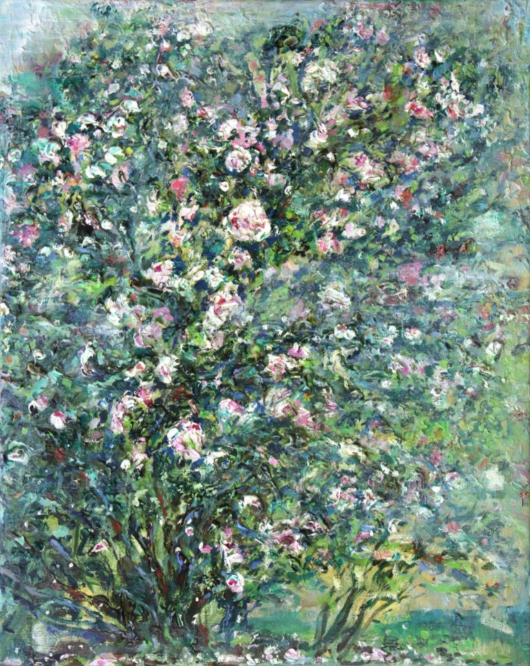 aus der Serie "Secret Garden" (2024), Öl auf Leinwand, 50 x 40 cm